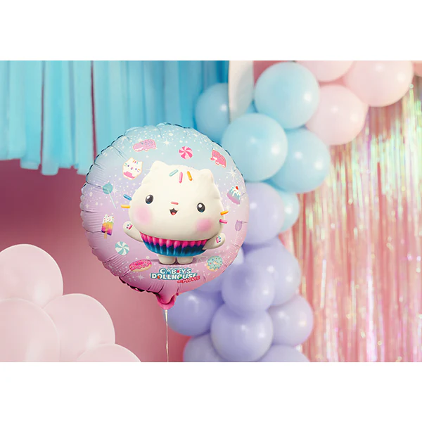 18" Gabby's Dollhouse Cakey Foil Birthday Party Balloons - Image 2