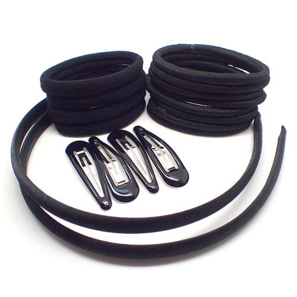 20 Piece Black Girls School Hair Accessories Set