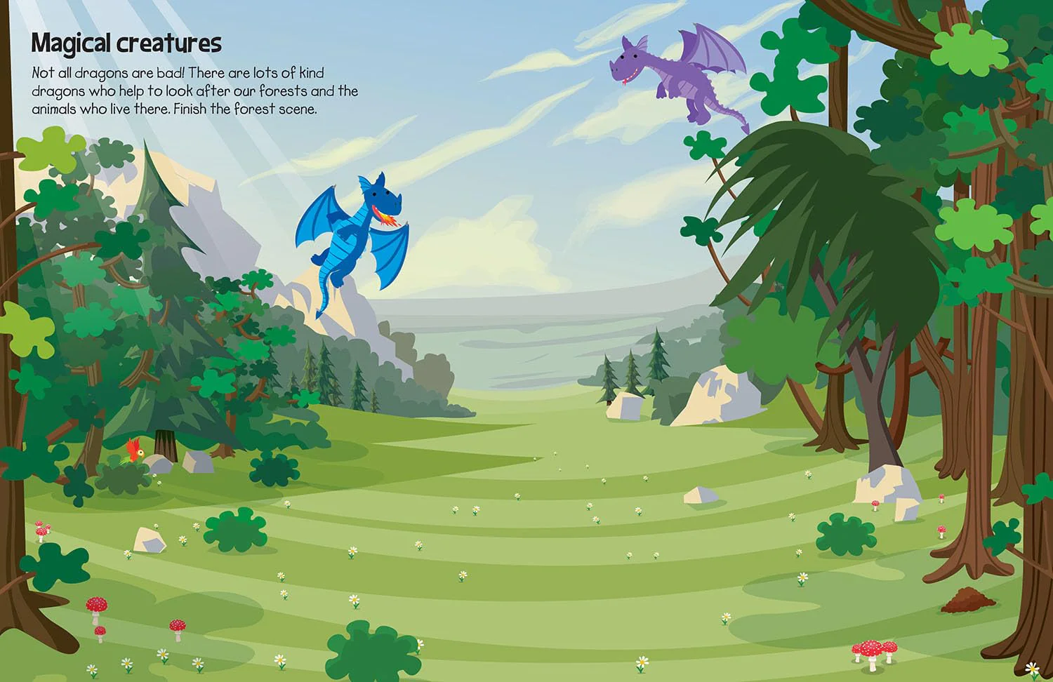 555 Sticker Fun Dragons Activity Book - Image 6