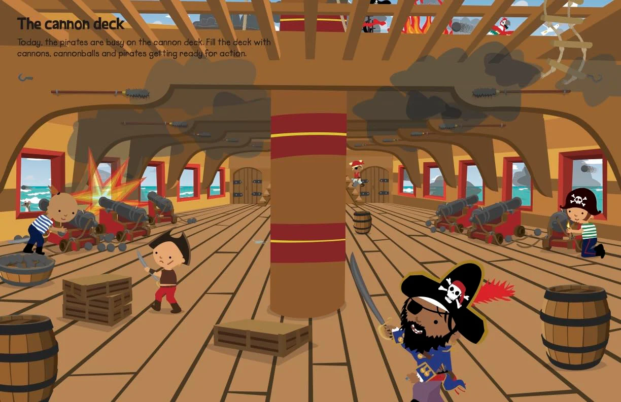 555 Sticker Fun - Pirate Ship Activity Book - Image 4