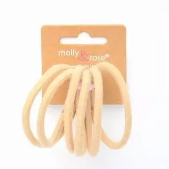 6 Blonde Endless - Snag Free Ponytail Holders