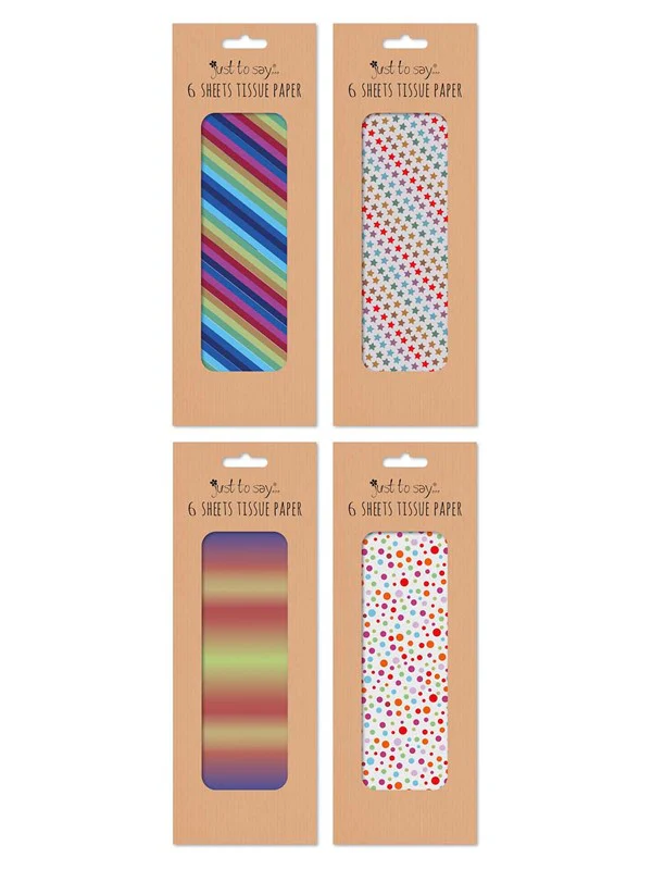 6 Sheet Tissue Paper Gift Wrap