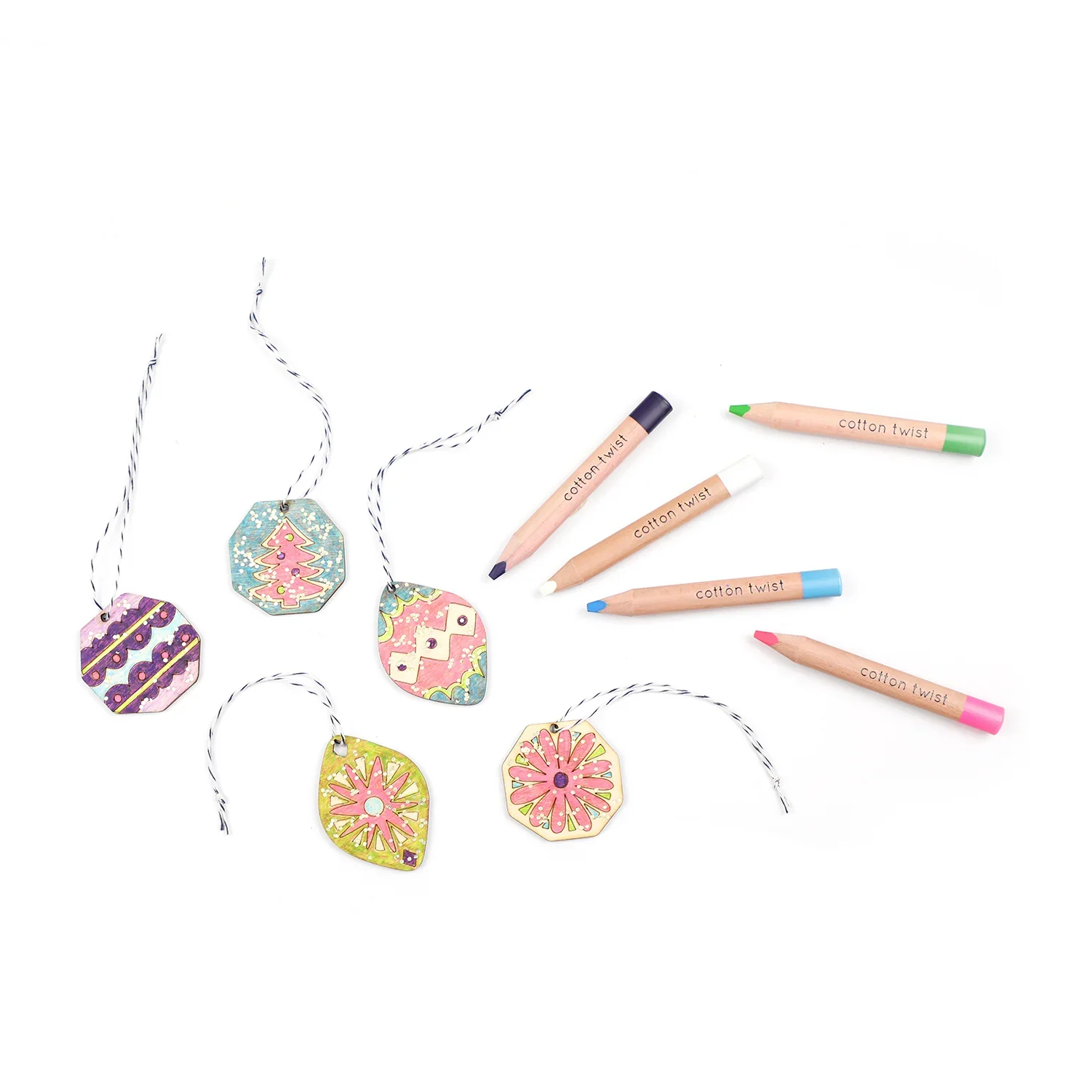 A Mindful Advent - Paint Your Own Decorations Kit - Image 2
