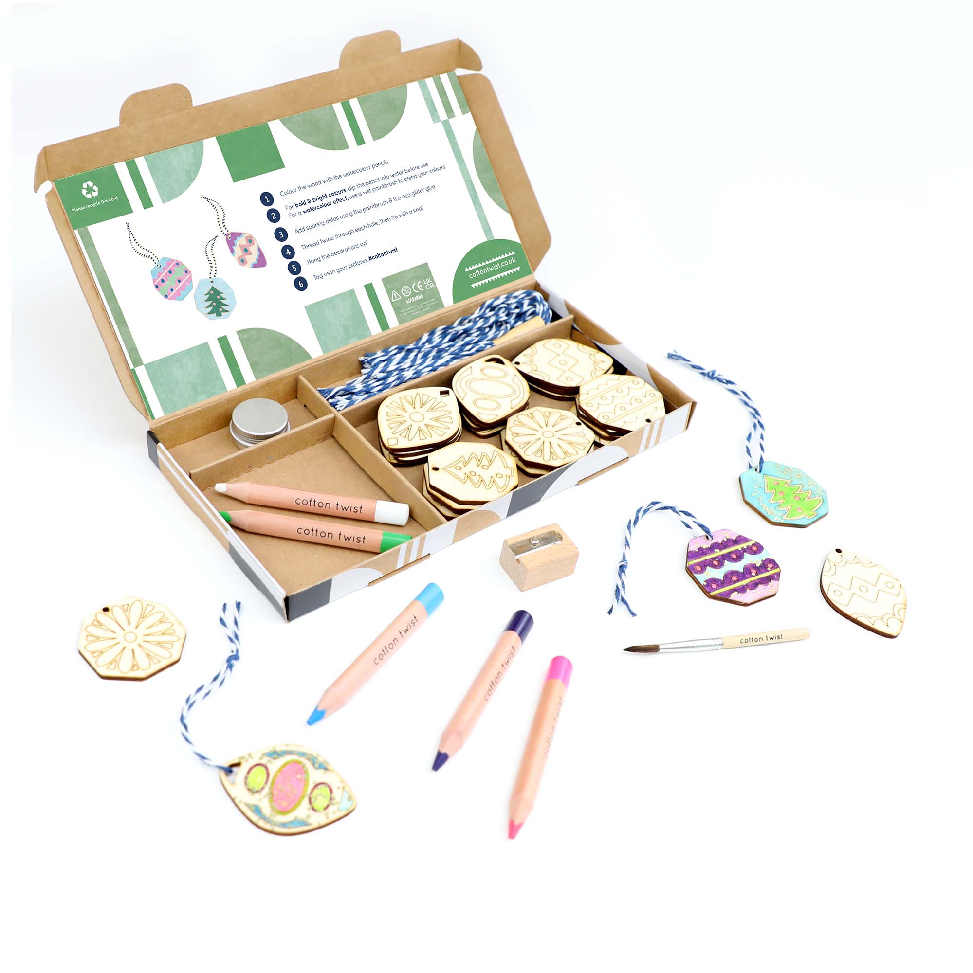 A Mindful Advent - Paint Your Own Decorations Kit - Image 6