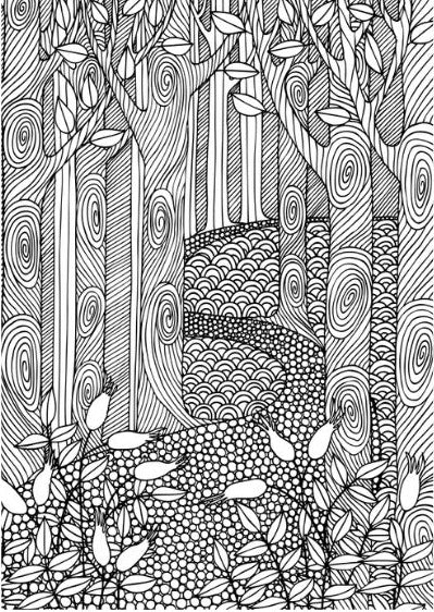 A4 Colouring Word Search Book Adult Colouring Book - Image 2
