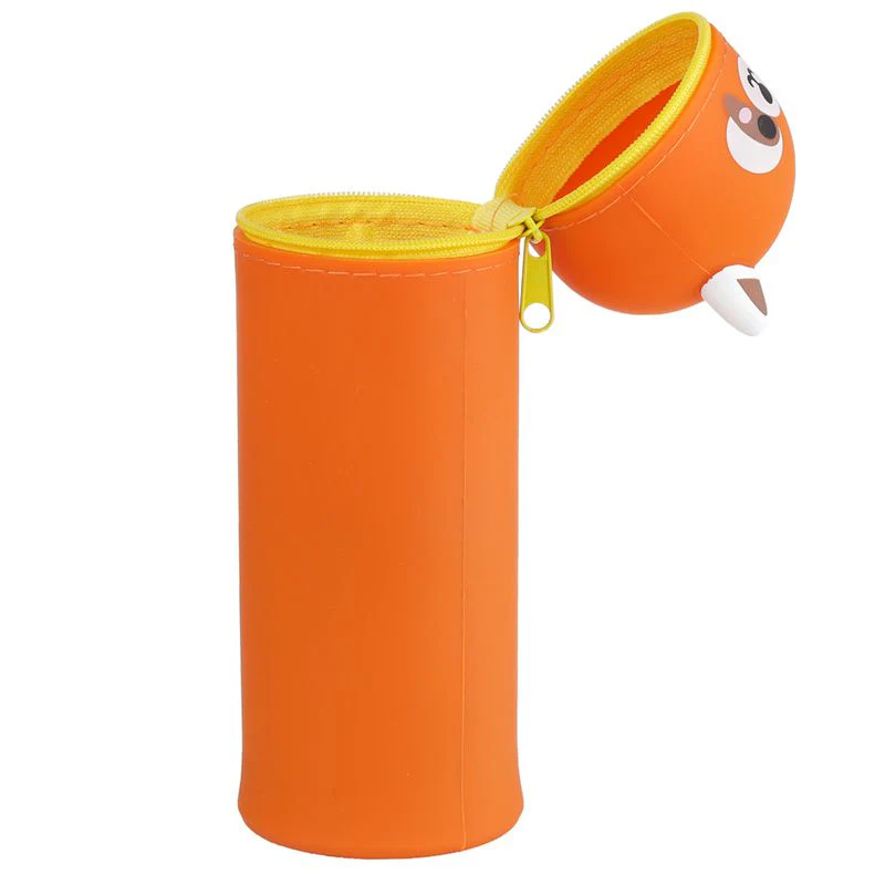 Adoramals Kawaii 2-in-1 Silicone Pencil Case - Red Panda - Image 5