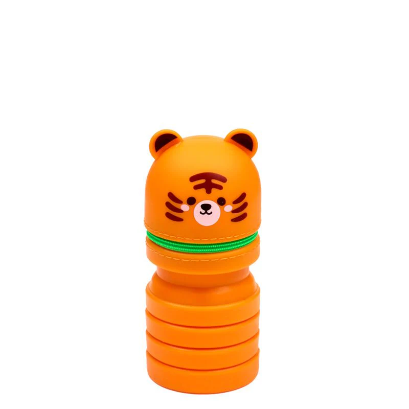 Adoramals Tiger Pop Up Silicone Pencil Case - Image 4