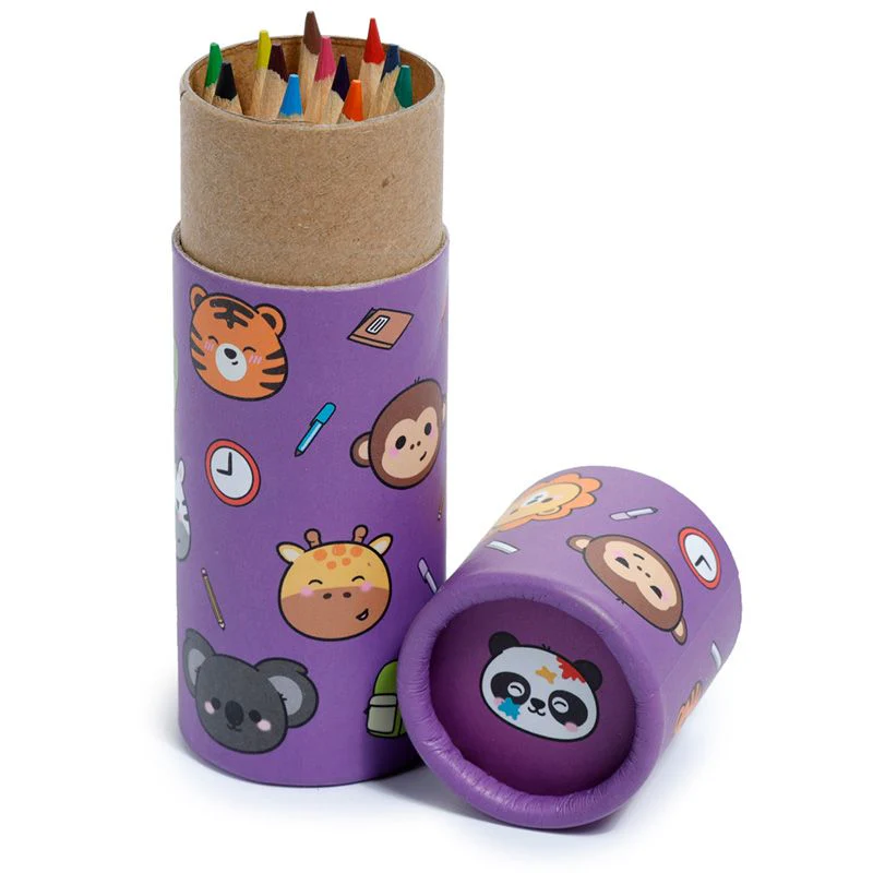Adoramals Zoo Pencil Pot with 12 Colouring Pencils - Image 2