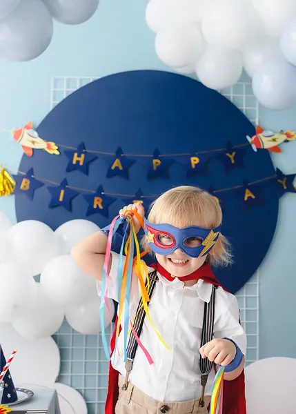 Airplane Happy Birthday Party Banner, 2.5 m - Image 4