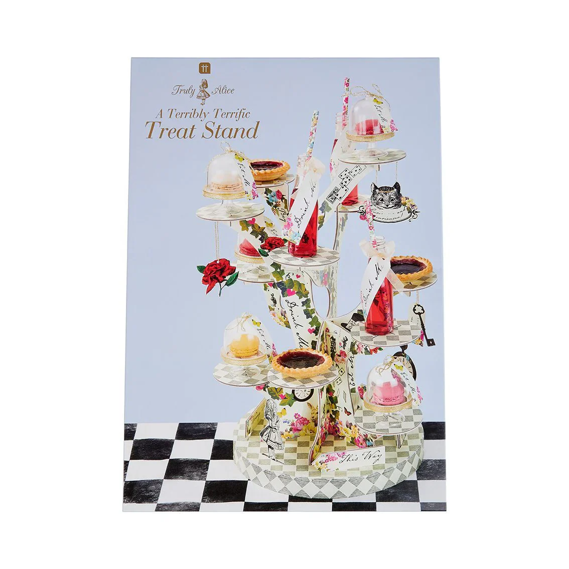 Alice in Wonderland Tree Shaped Cake Stand Party Table Decoration - Image 5