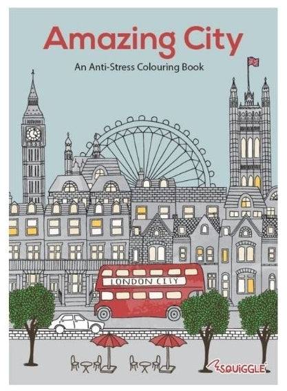 Amazing City An Anti-Stress Adult Colouring Book