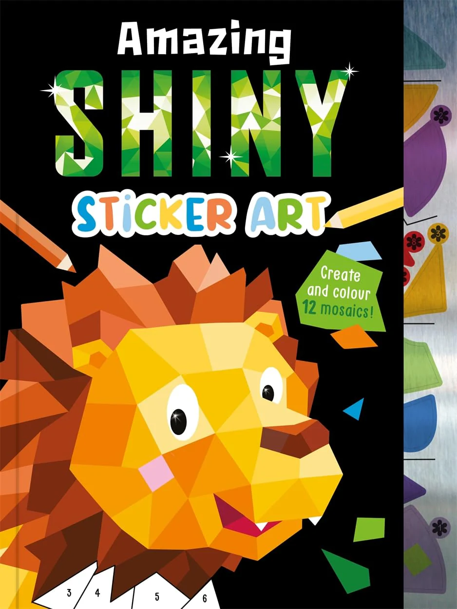 Amazing Shiny Mosaic Sticker Art Book