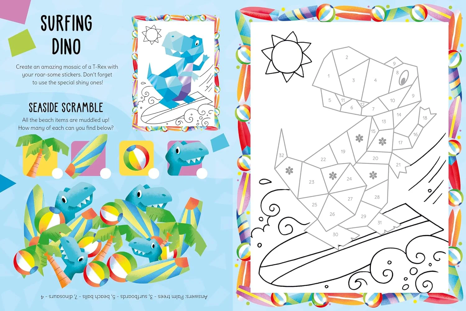 Amazing Shiny Mosaic Sticker Art Book - Image 2