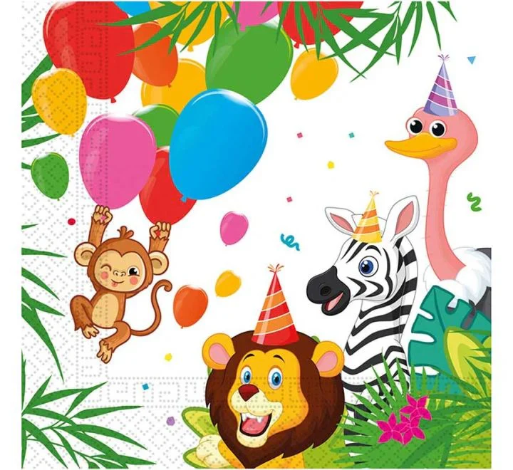 Anila's Animal Jungle Party Pack for 16 people - Image 3