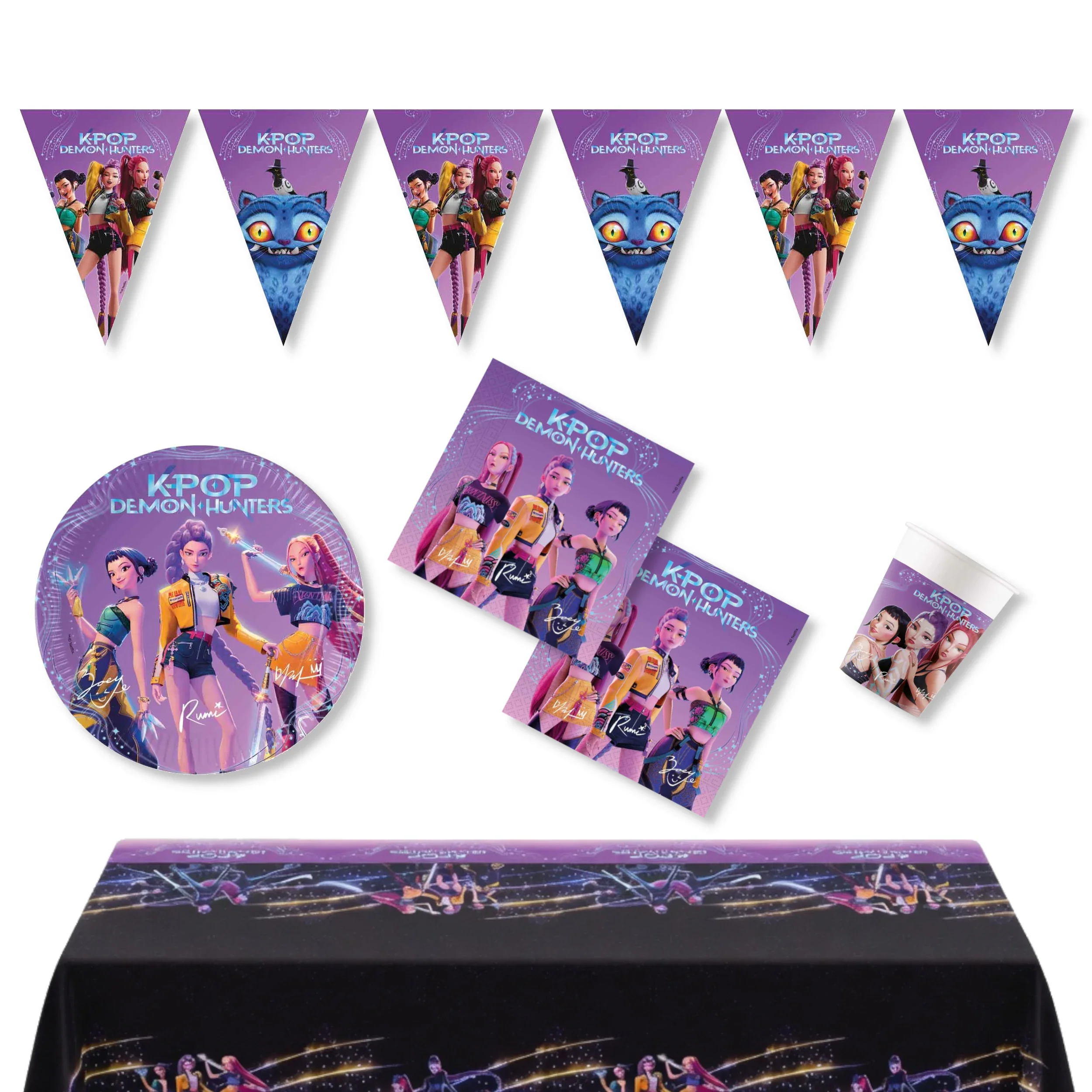 Anila's KPop Demon Hunters Party Pack for 8 people
