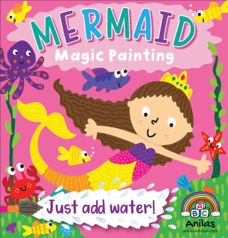 Anila's Set of 4 Aqua Magic Painting Books - Dinosaur, Unicorn, Mermaid & Brave Knight - Image 5