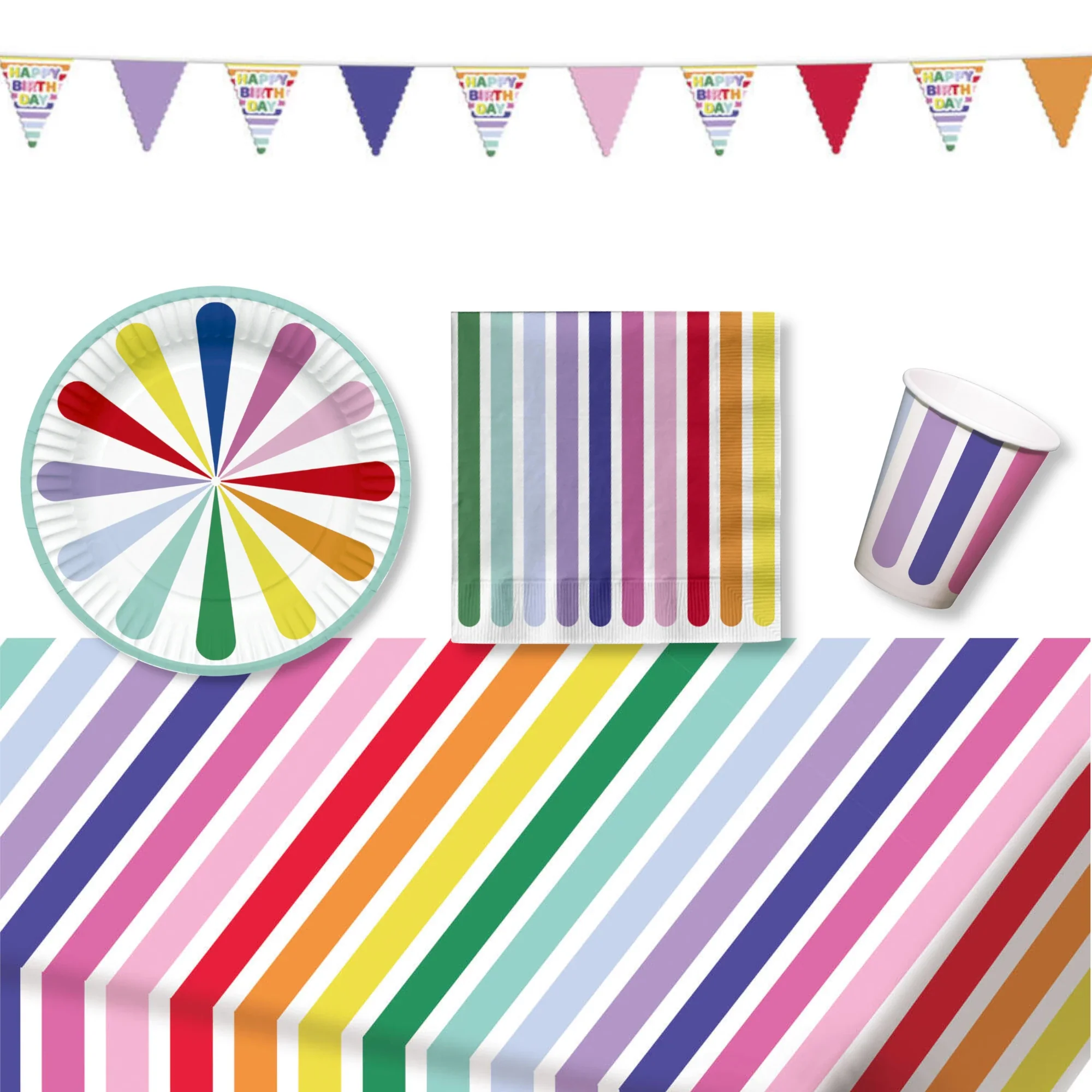 Anila's Stripetastic Party Pack for 8 people