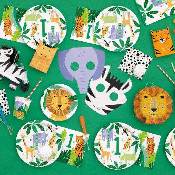 Animal Jungle Safari Birthday Paper Cups (Pack of 8) - Image 2