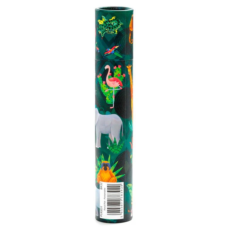 Animal Kingdom Large Pencil Pot with 12 Colouring Pencils - Image 3