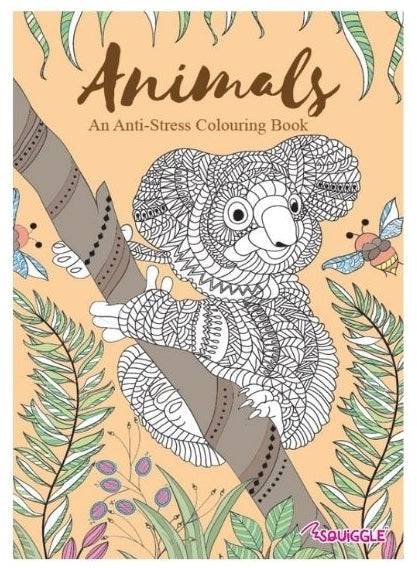Animals An Anti-Stress Adult Colouring Book