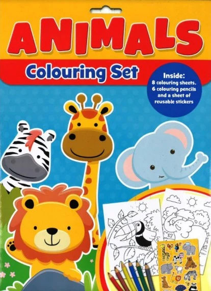 Animals Colouring Set