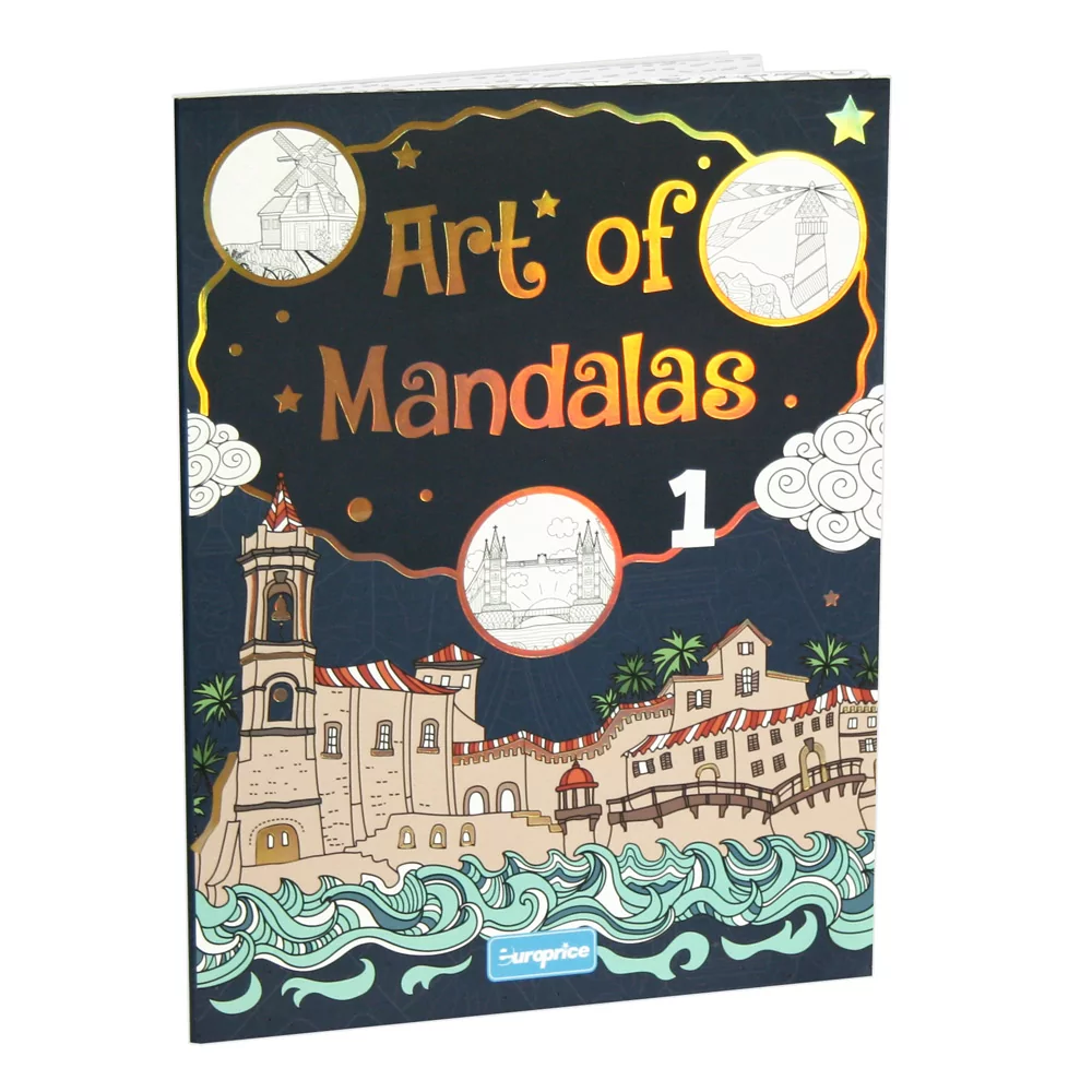 Art of Mandalas 1 Adult Colouring Book - Places
