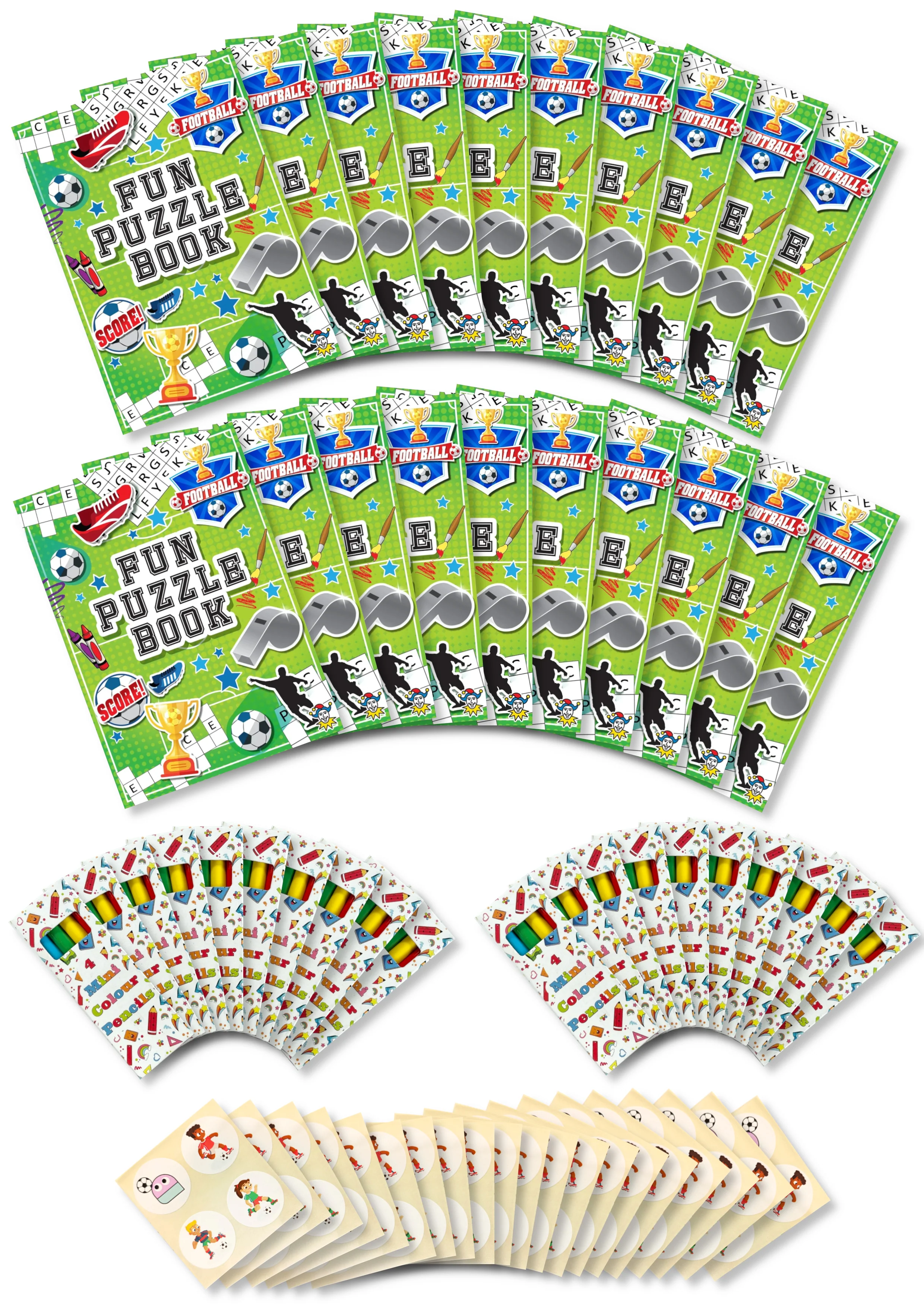 Assortment of 20 Themed Activity Books, 20 Sheets of Stickers and 20 Sets of Pencils - Image 11