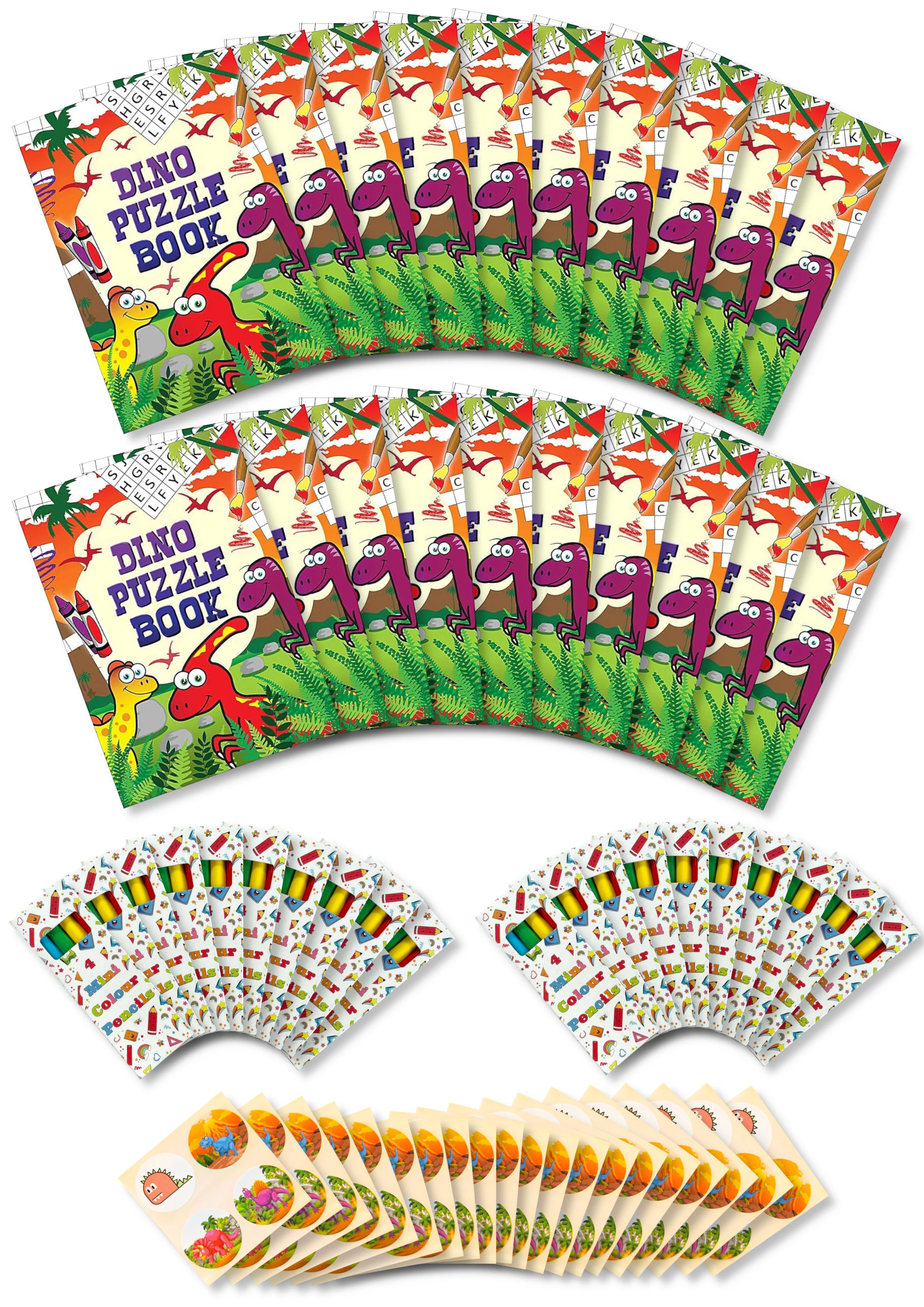Assortment of 20 Themed Activity Books, 20 Sheets of Stickers and 20 Sets of Pencils - Image 14