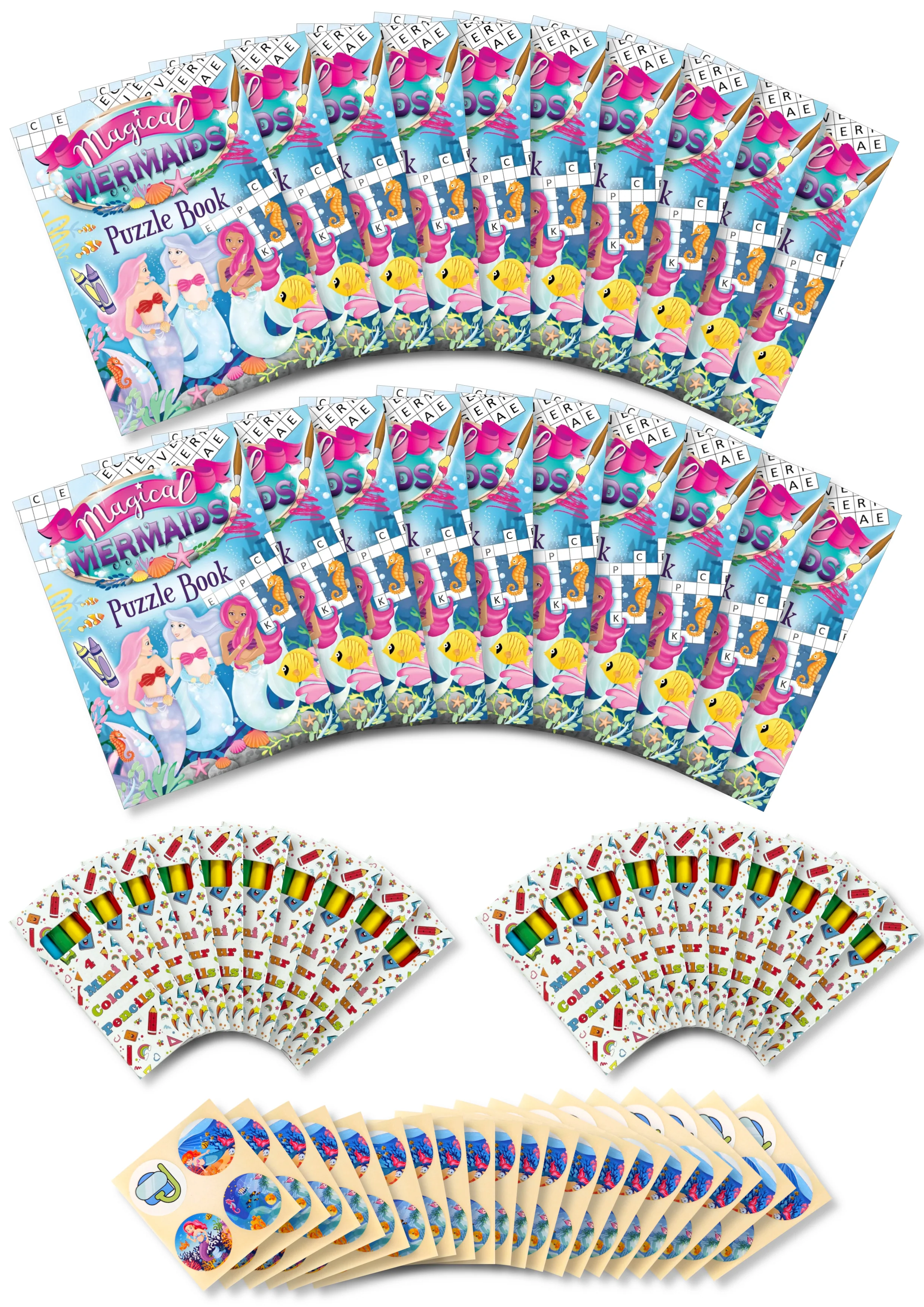 Assortment of 20 Themed Activity Books, 20 Sheets of Stickers and 20 Sets of Pencils - Image 7