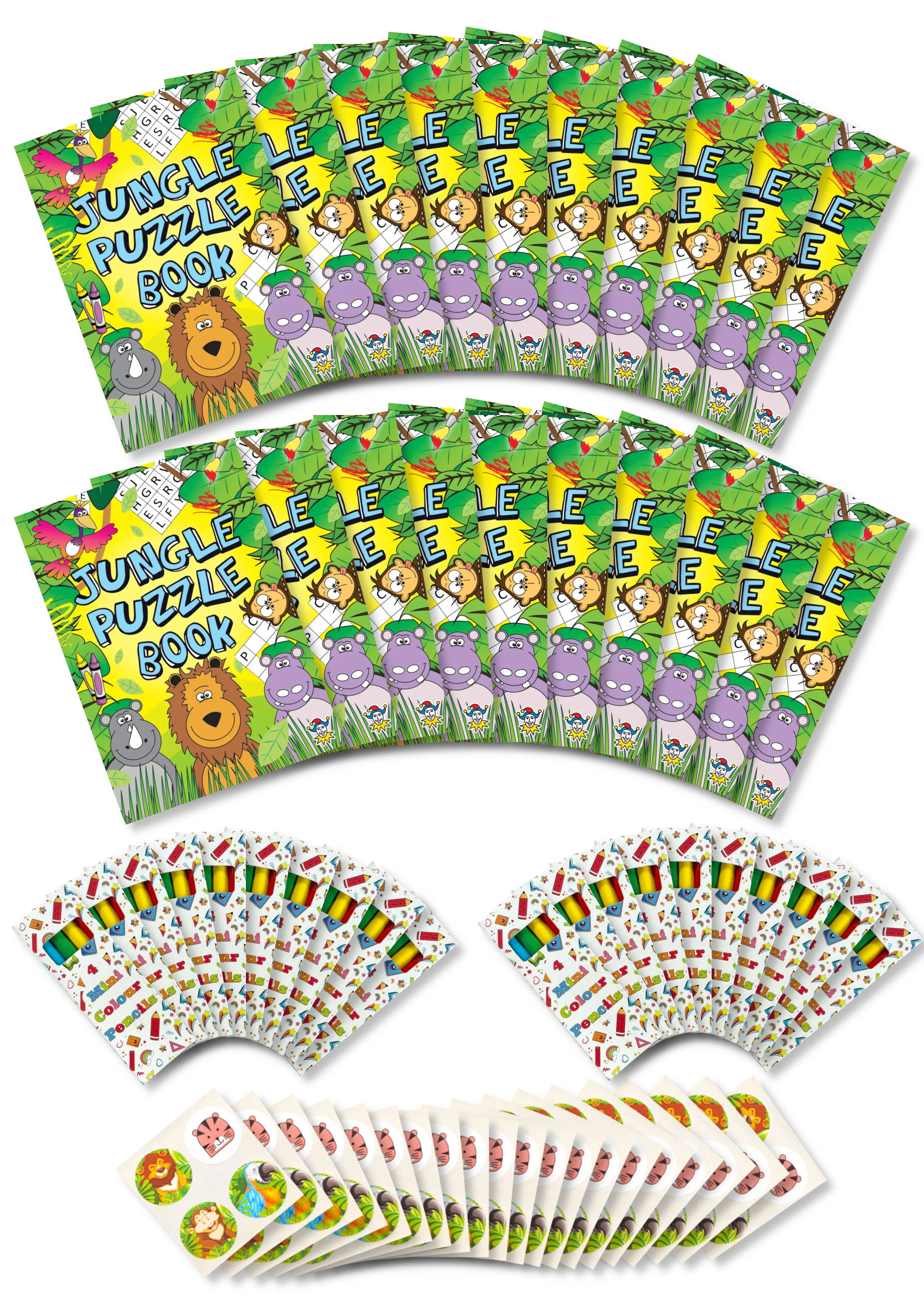 Assortment of 20 Themed Activity Books, 20 Sheets of Stickers and 20 Sets of Pencils - Image 8