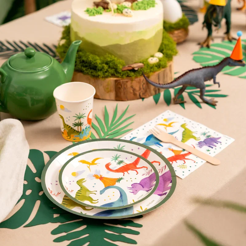 Baby Dino Paper Plates 23 cm (Pack of 6) - Image 3
