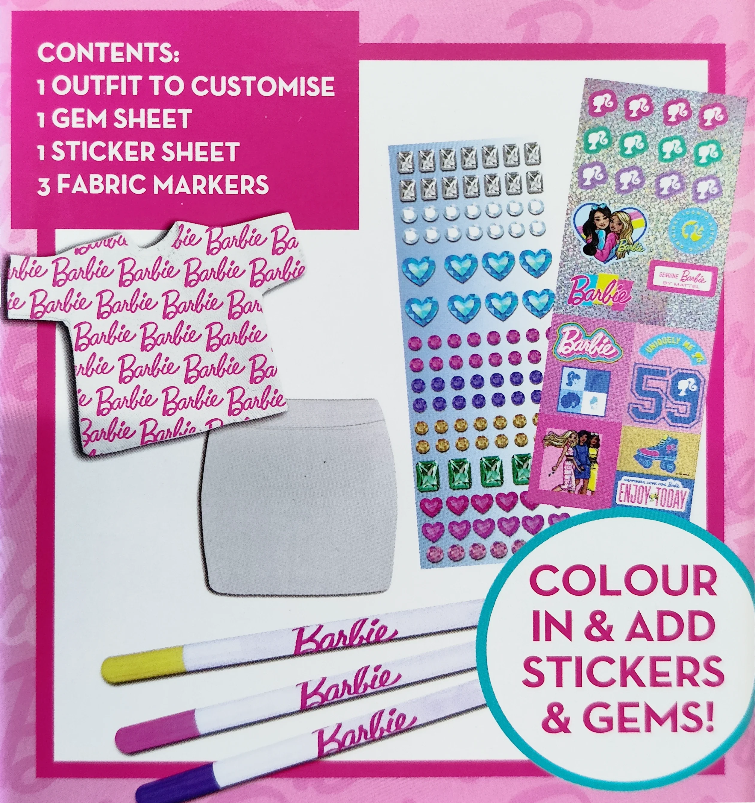 Barbie Fashion Locker, Customize Your Own Barbie Outfit - 4 assorted designs - Image 6