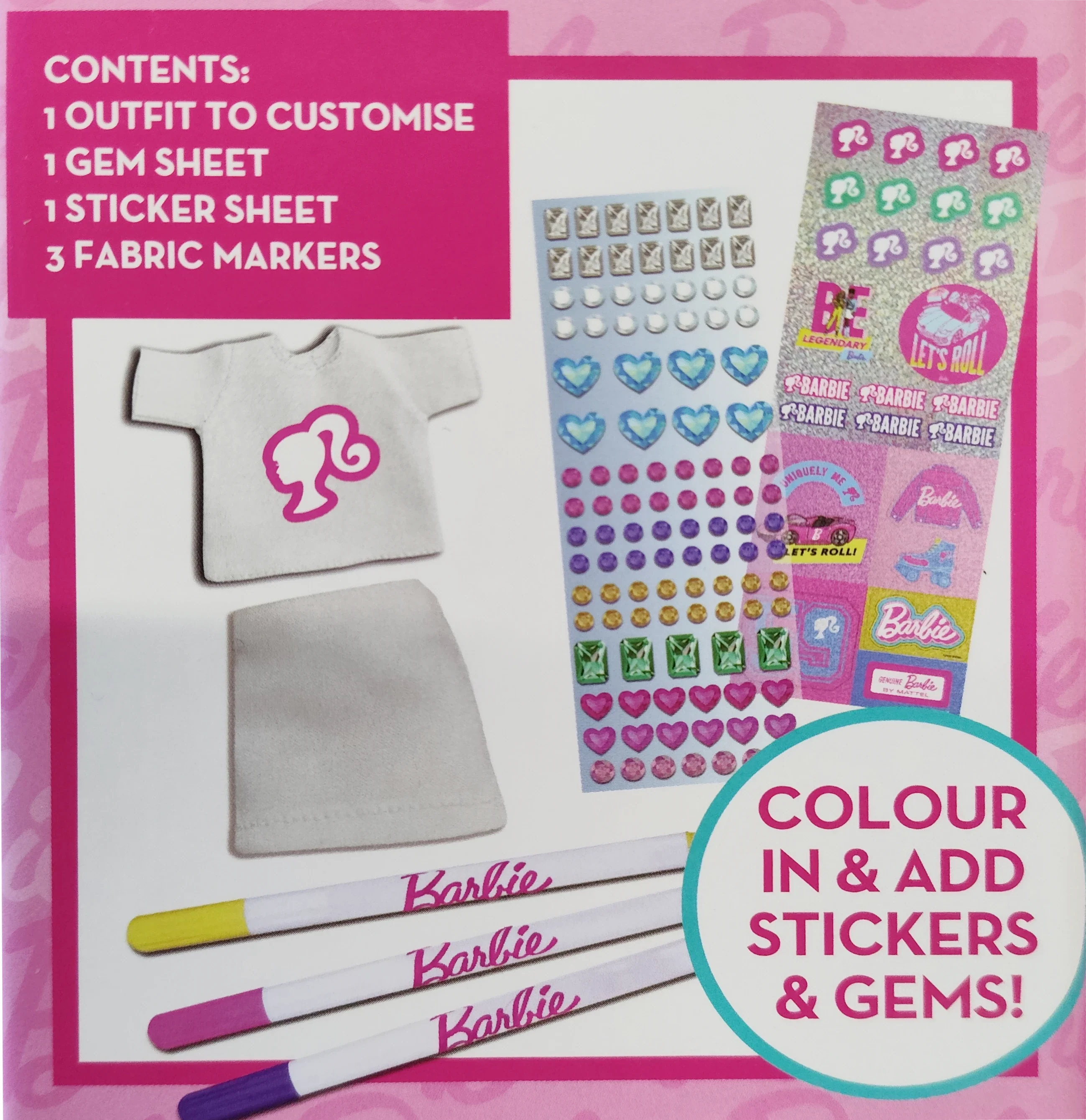 Barbie Fashion Locker, Customize Your Own Barbie Outfit - 4 assorted designs - Image 8