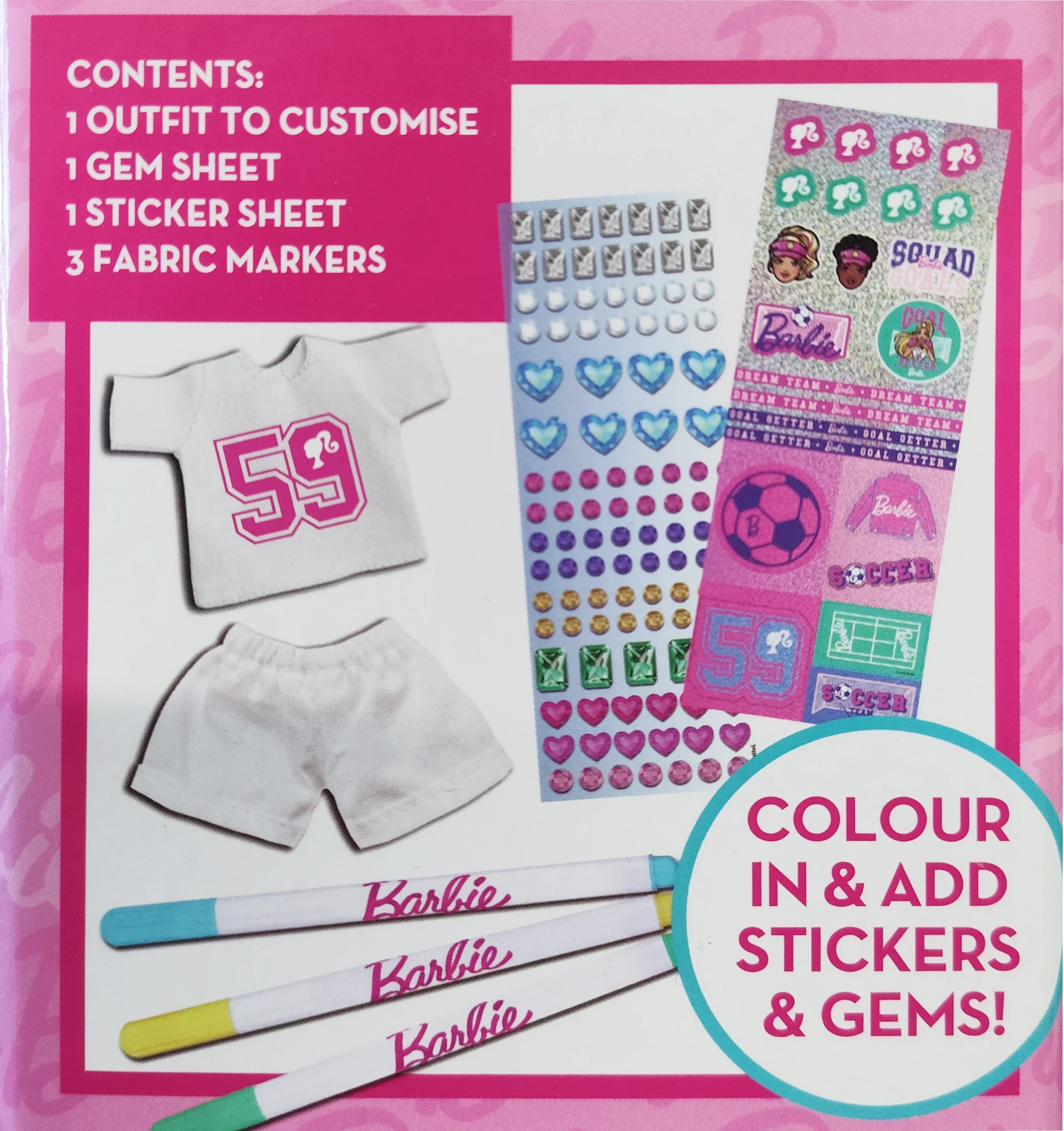 Barbie Fashion Locker, Customize Your Own Barbie Outfit - 4 assorted designs - Image 9
