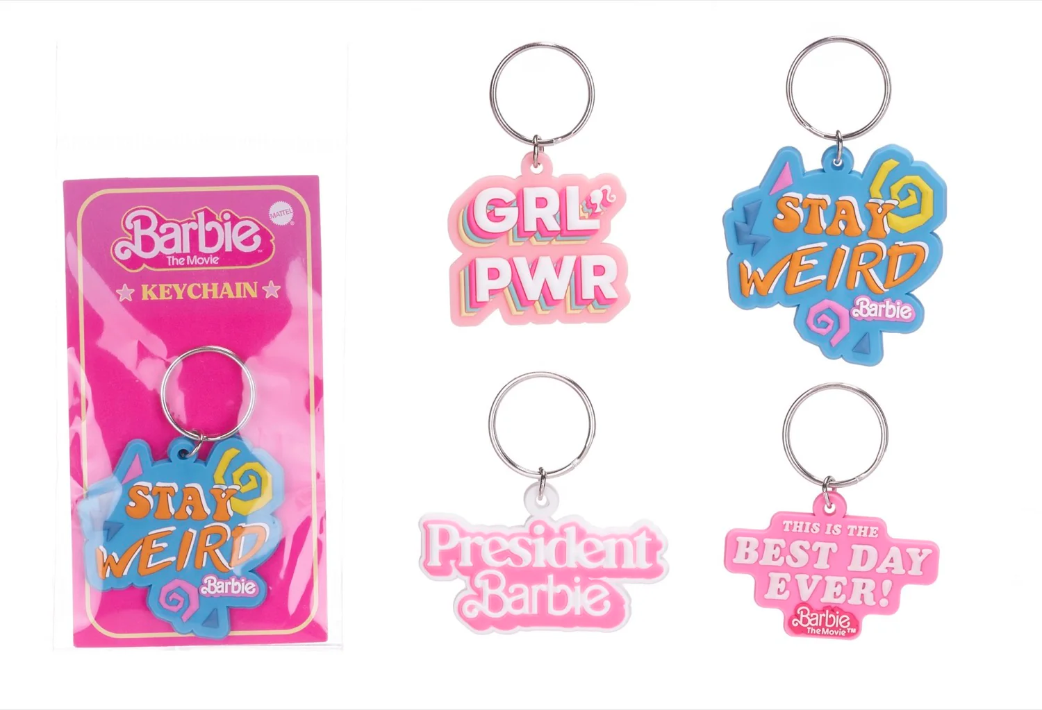 Barbie Keyring 4 Assorted Designs