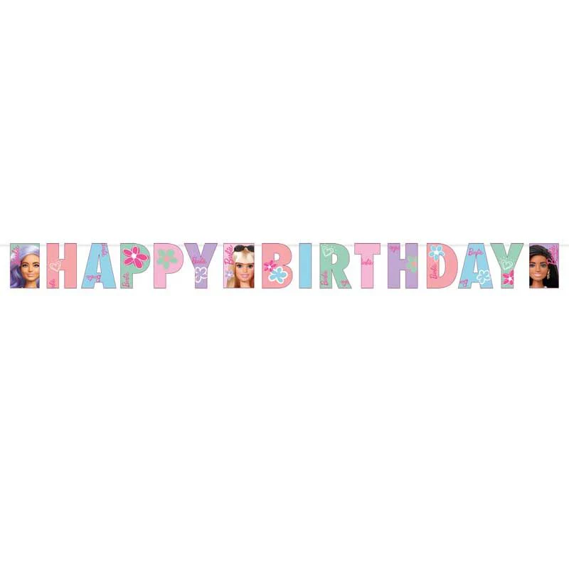 Barbie Sweet Life Happy Birthday Banner
