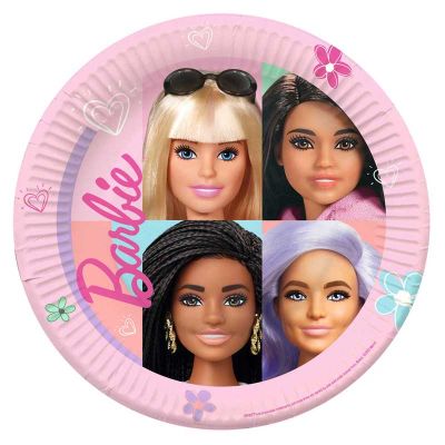 Barbie Sweet Life Plates- 23cm ( Pack of 8)