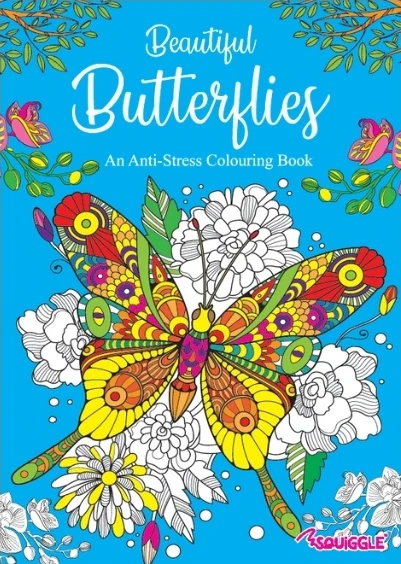 Beautiful Butterflies An Anti-Stress Adult  Colouring Book