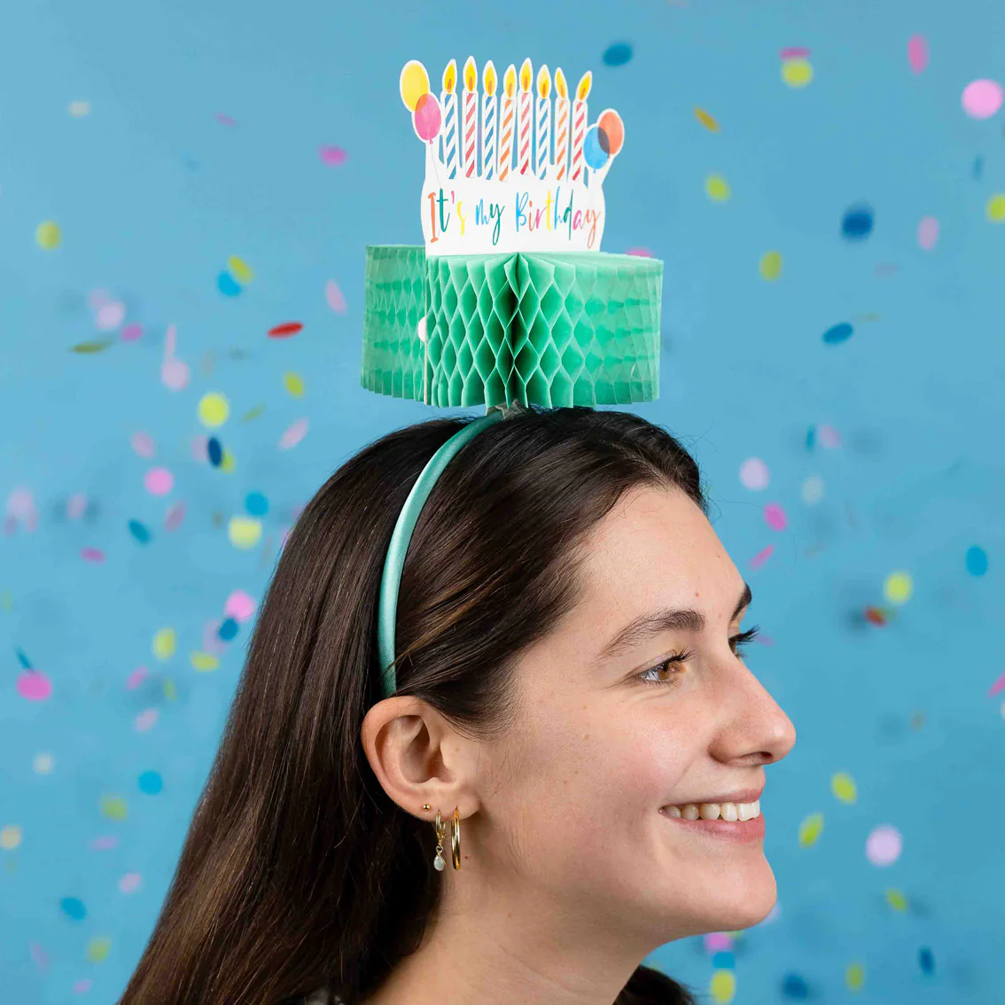 Birthday Brights 'It's My Birthday' 3D Cake Party Hat - Image 4