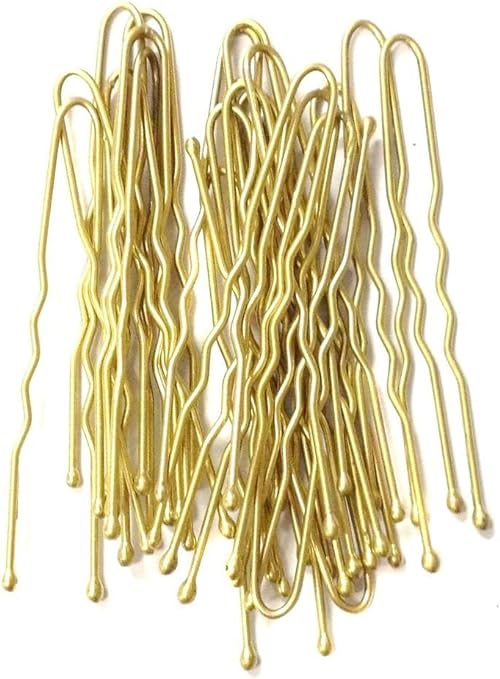 Blonde U Shaped Bun Hair Pins - 45mm (Pack of 36)