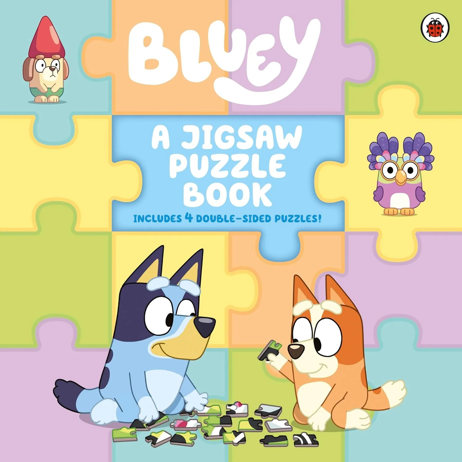 Bluey A Jigsaw Puzzle Board Book inc 4 Puzzles