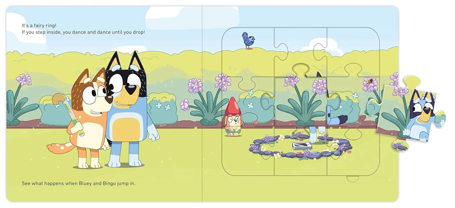 Bluey A Jigsaw Puzzle Board Book inc 4 Puzzles - Image 2