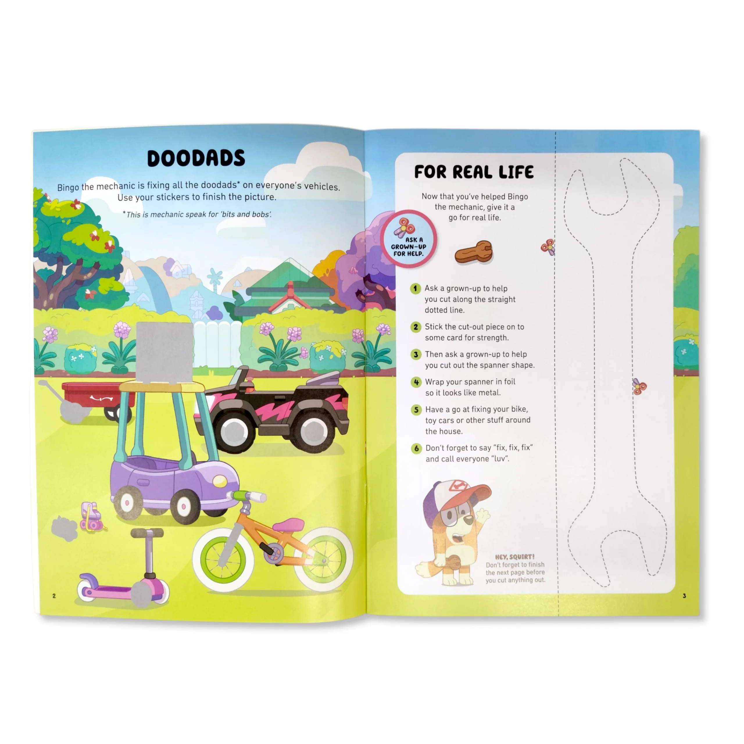 Bluey: Beep, Beep! Sticker Activity Book - Image 3