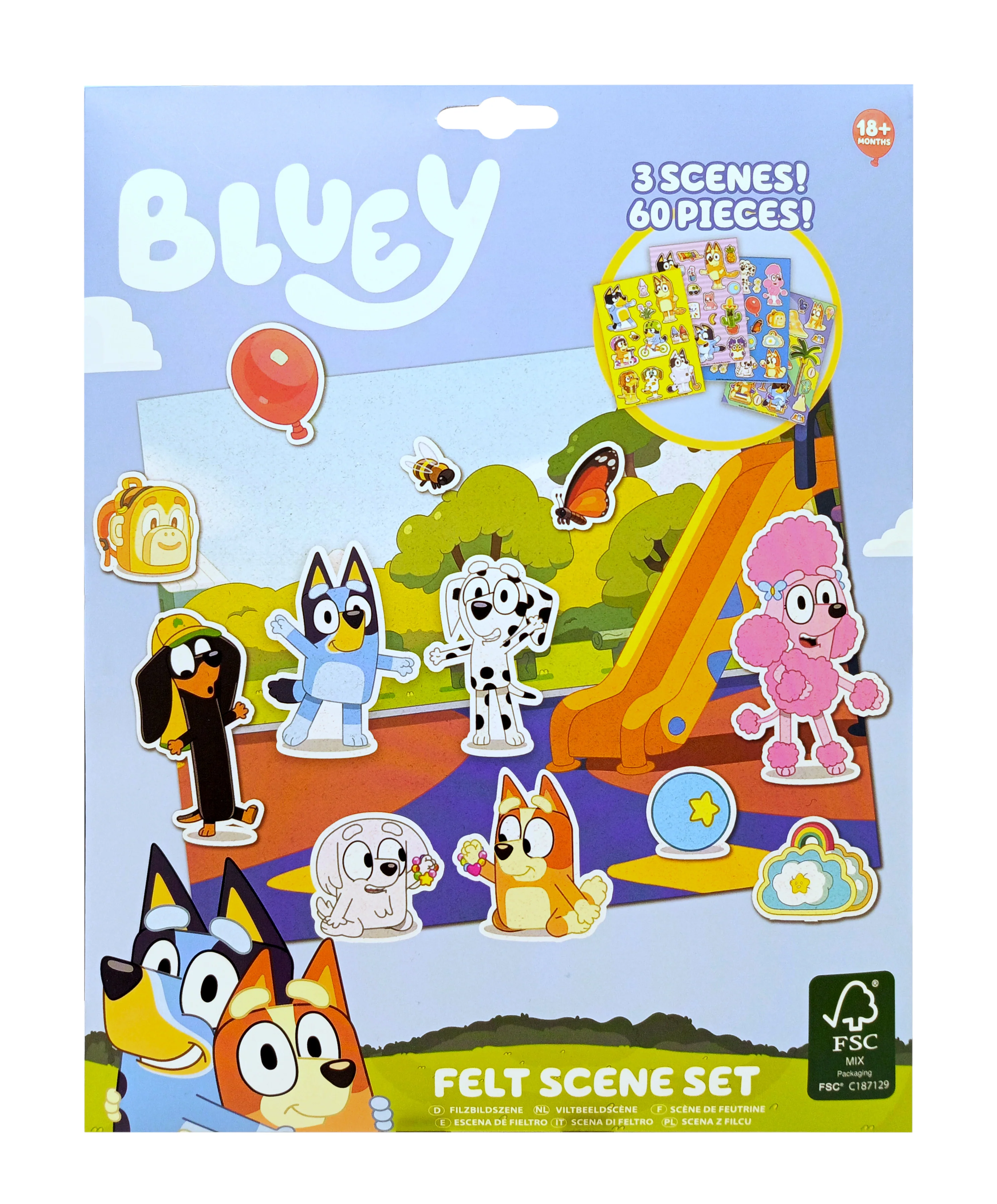 Bluey Felt Scene Creator Set