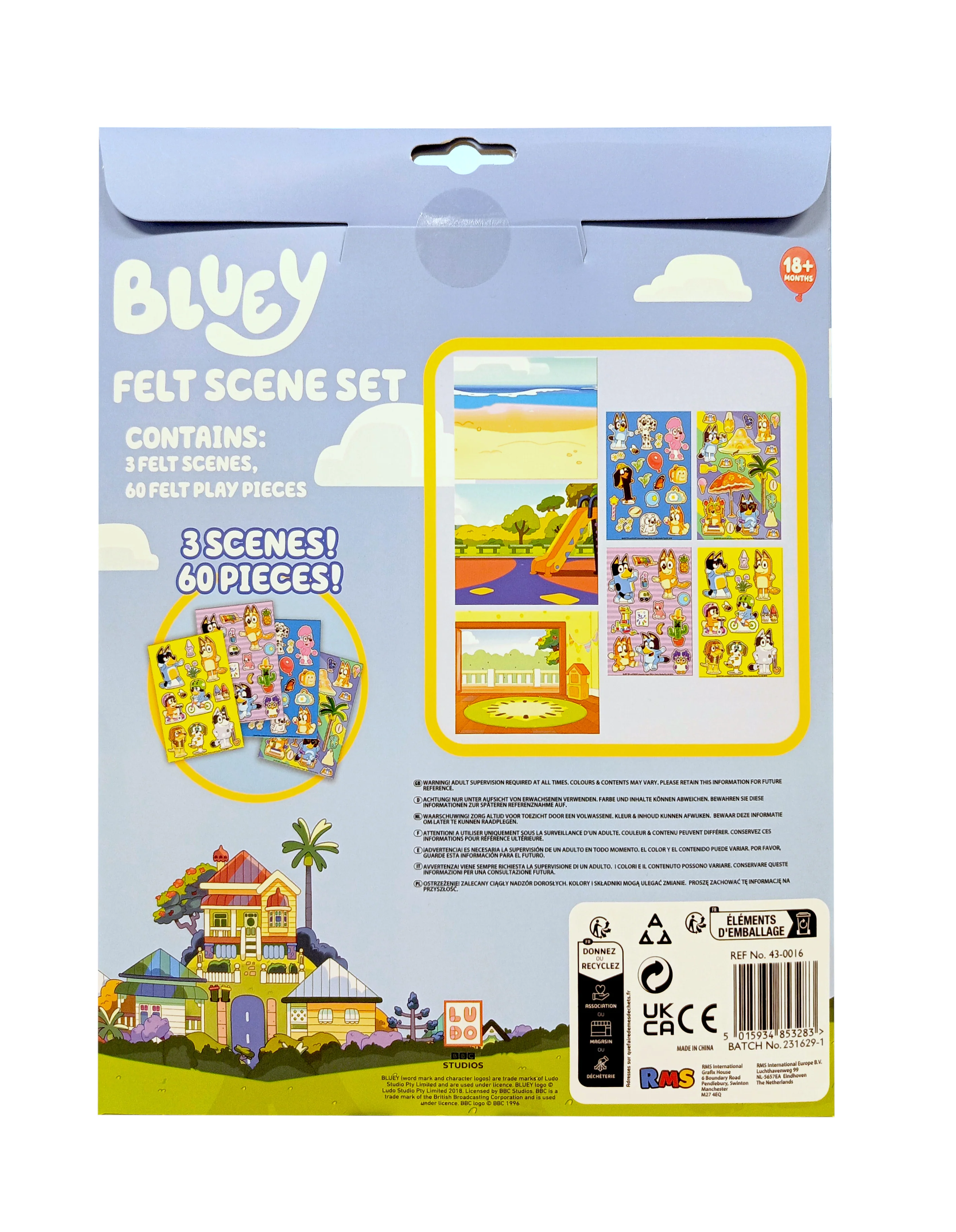 Bluey Felt Scene Creator Set - Image 2