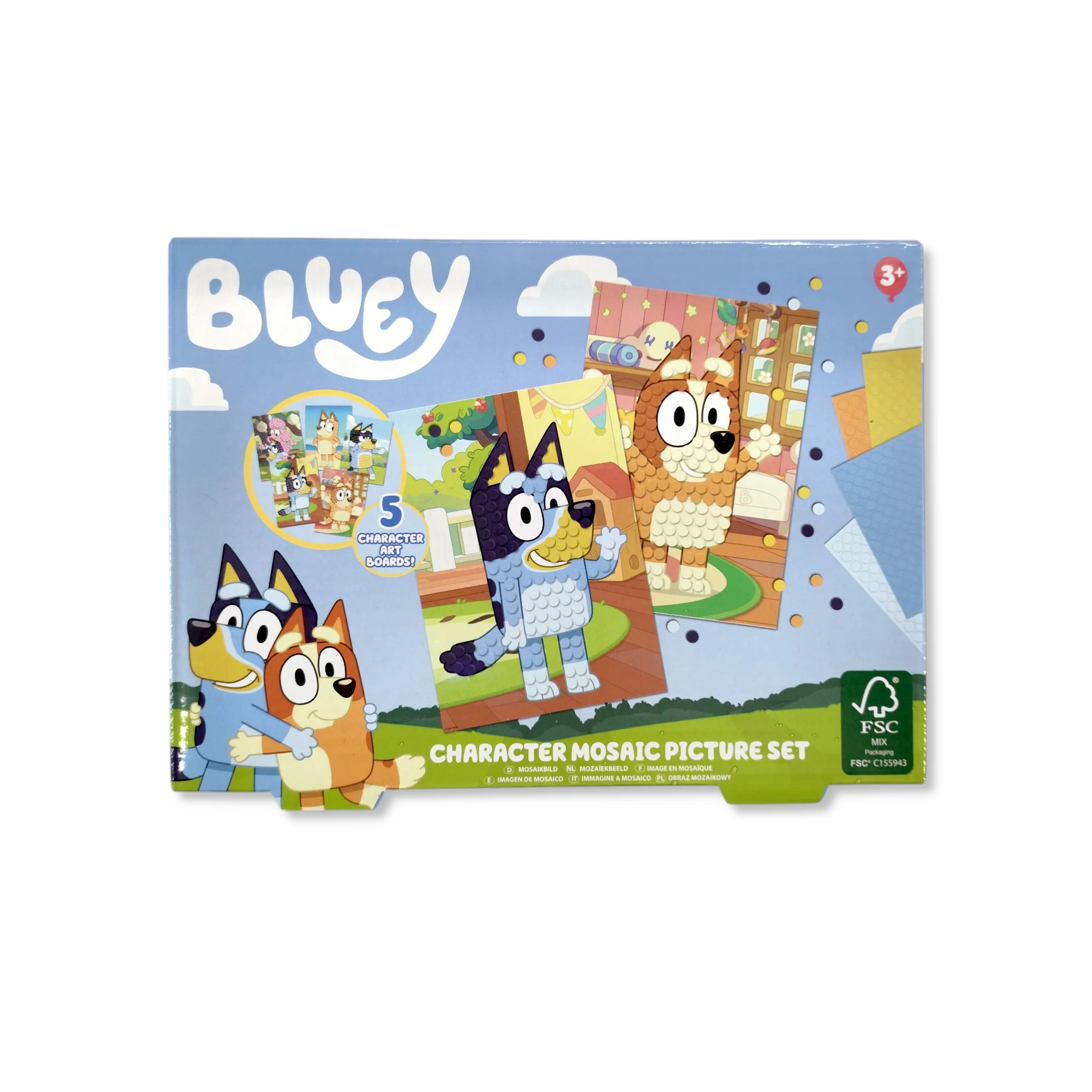 Bluey Mosaic Sticker Art Set