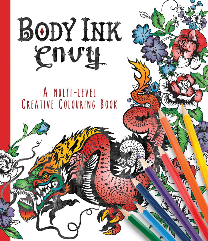 Body Ink Envy Adult Colouring Book