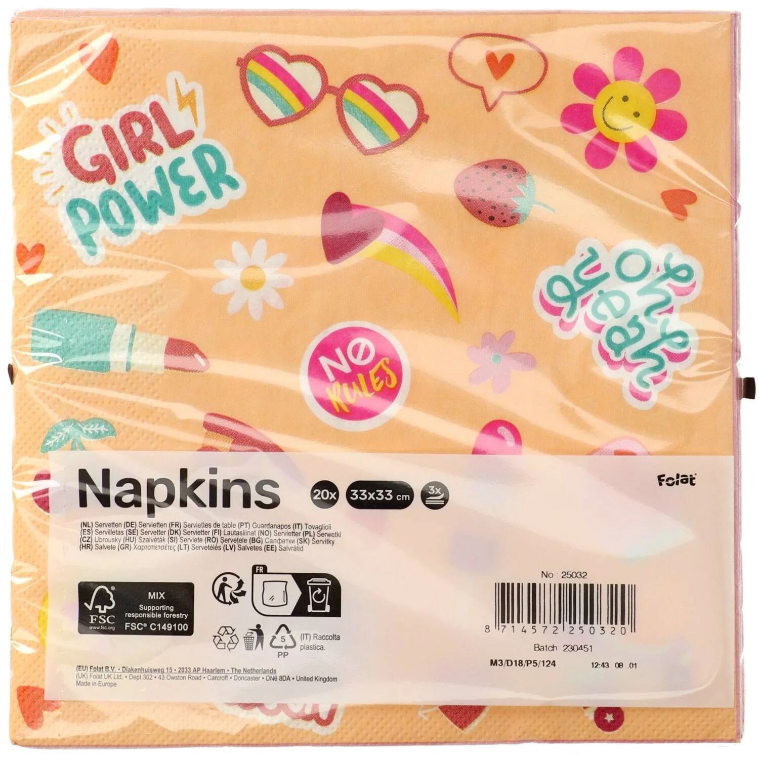 Boho Girlz Napkins (Pack of 20) - Image 2
