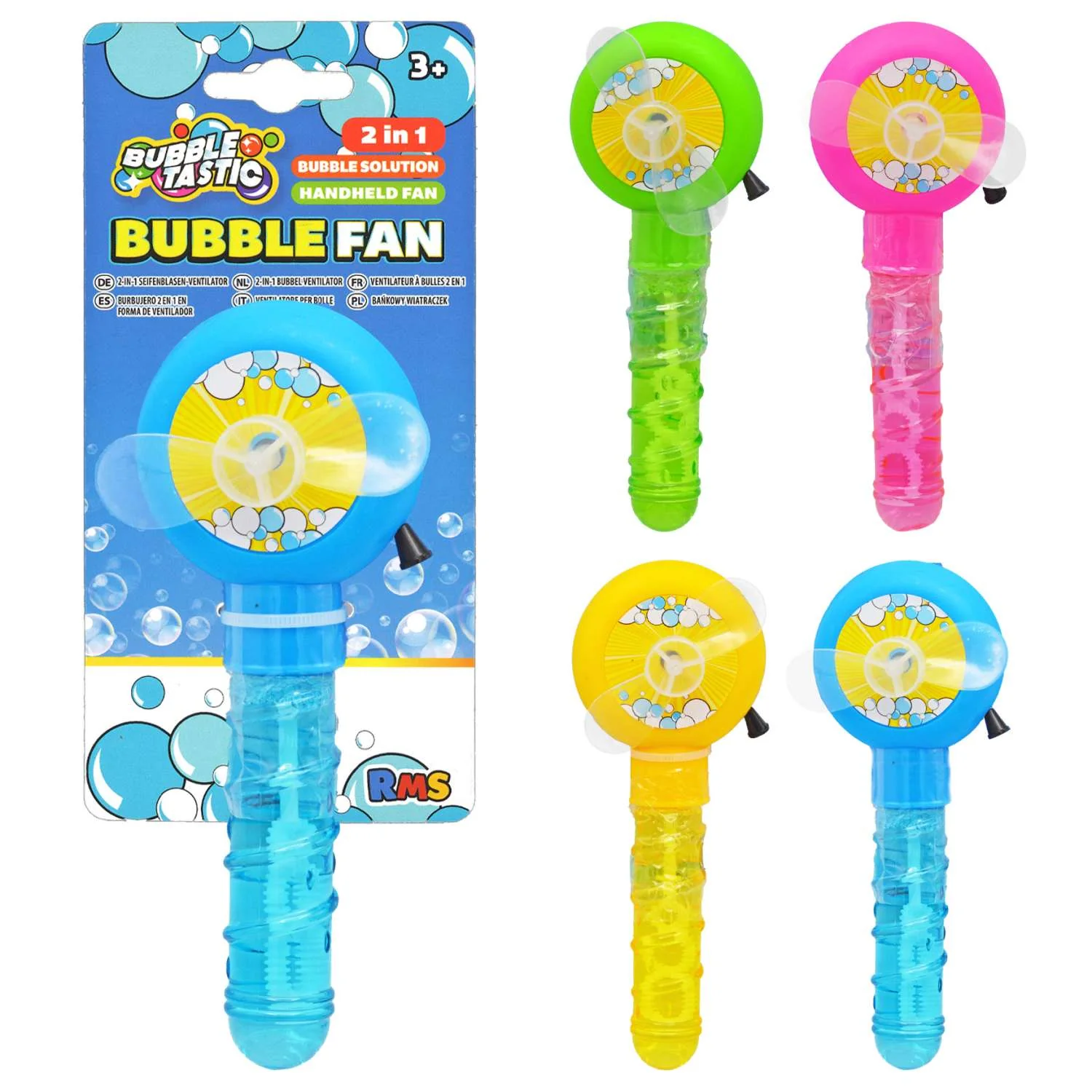 Bubble Tastic Bubble Fan 2-in-1