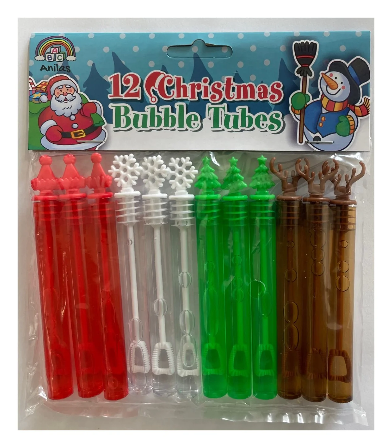 Bubble Wands with Christmas Toppers - Image 2